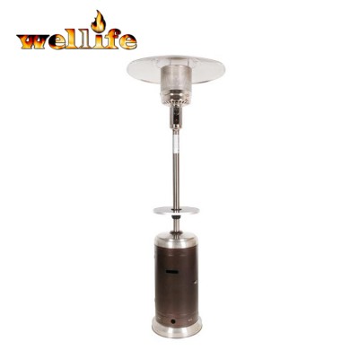 patio heater with bar table