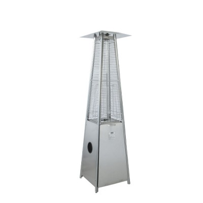 Square glass tube propane gas patio heater for garden outdoor